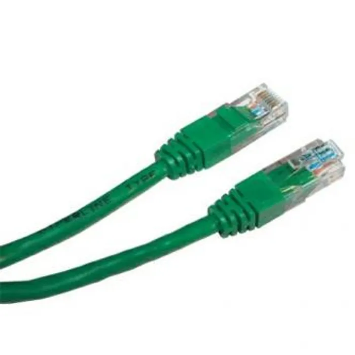 Termék főképe UTP patchcord, Cat.5e, RJ45 M-5m, nestíněný, zelený, economy