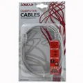 UTP patchcord, Cat.5e, RJ45 M-2m, árnyékolatlan, szürke, logó, buborékfólia