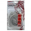 Következő termékkép UTP patchcord, Cat.5e, RJ45 M-5m, árnyékolatlan, szürke, logó, buborékfólia