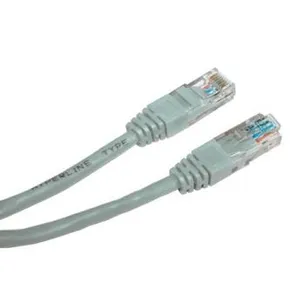 UTP patchcord, Cat.6, RJ45 M-3m, árnyékolatlan, szürke, gazdaságos