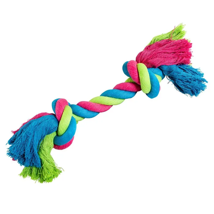 Termék főképe Uzel HipHop bavlněný 2 knoty - růžová, modrá, zelená 41cm, 460g
