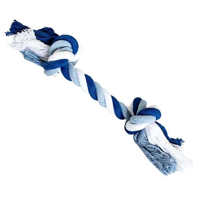 Termék főképe Uzel HipHop bavlněný 2 knoty - tm.modrá, sv.modrá, bílá 30cm, 140g