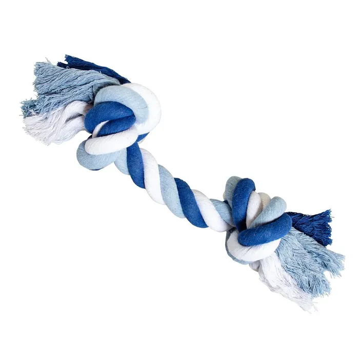Termék főképe Uzel HipHop bavlněný 2 knoty - tm.modrá, sv.modrá, bílá 41cm, 460g