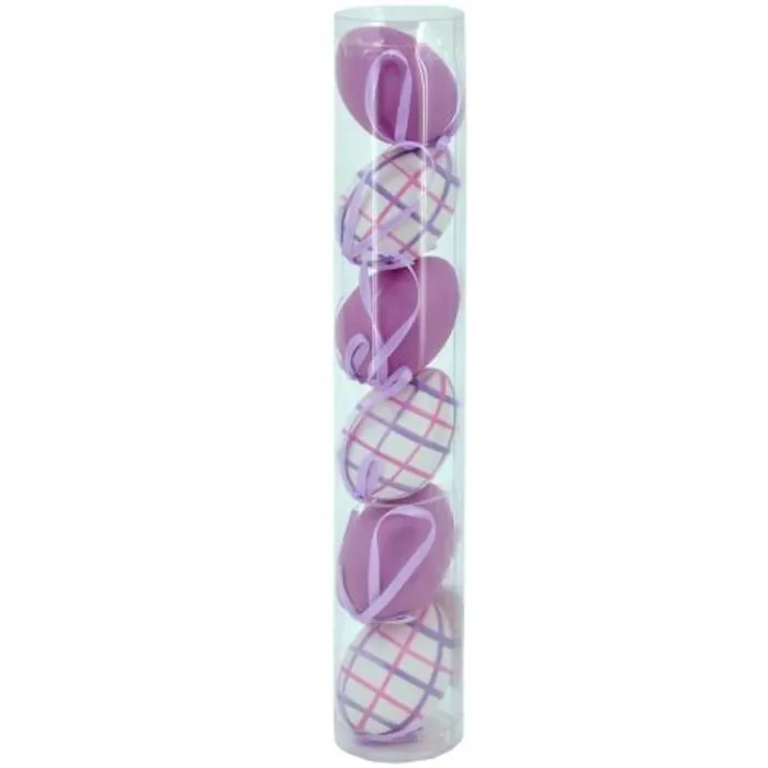 Termék főképe Vajíčka velikonoční v tubě fialové 6ks / 6cm