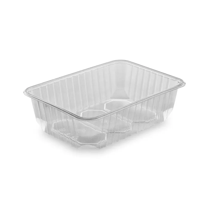Termék főképe Vanička hranatá průhledná 750 ml (PP) [50 ks]
