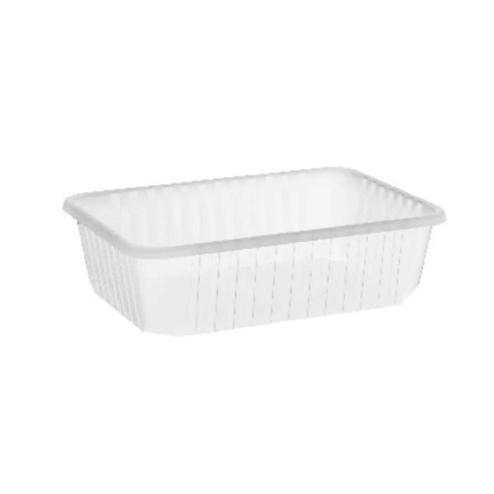 Termék főképe Vanička hranatá průhledná 750 ml (PP) [500 ks]