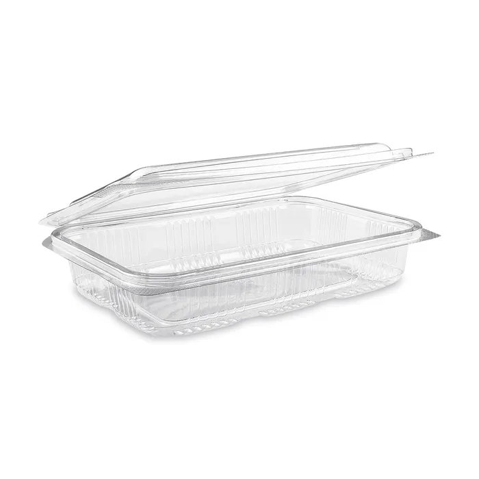 Termék főképe Vanička hranatá průhledná s víčkem 800 ml (PET) [50 ks]