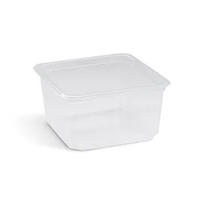 Doboz Quadroboxx (PP) átlátszó 115 x 115 x 61 mm 500ml [50 db]