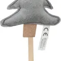 Következő termékkép Vánoční hrací prut se stromkem a catnipem, 48 cm, filc/dřevo, šedá