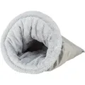 Vánoční sametový vak LIVIA Soft, o 40 × 60 cm, šedá