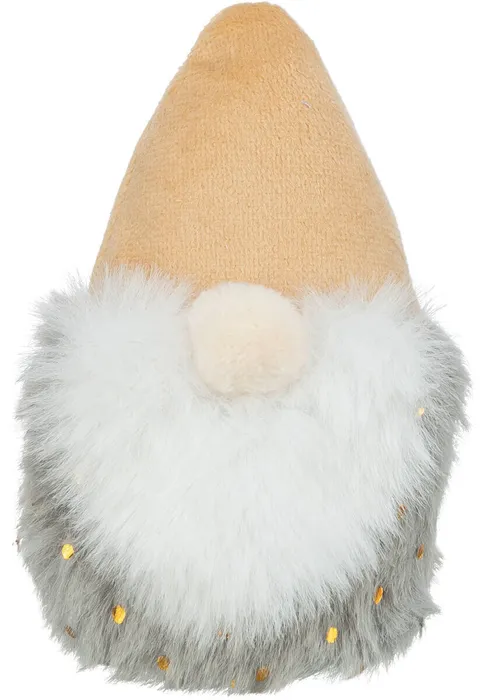 Termék főképe Vánoční skřítek s catnipem, 10 cm, plyš, béžová/šedá/bílá