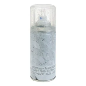Karácsonyi spray 150 ml - ezüst / csillogó