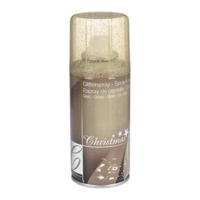 Karácsonyi spray 150 ml - arany / csillogó