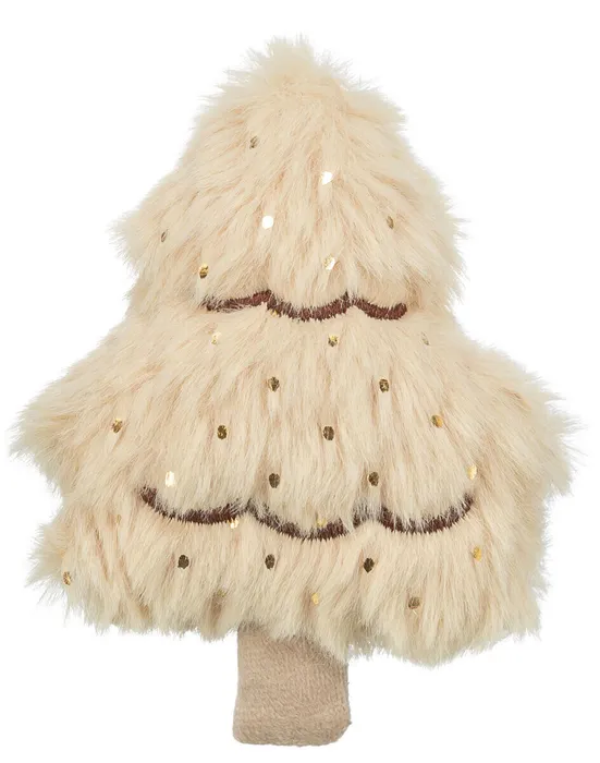 Termék főképe Vánoční stromek s catnipem, 10.5 cm, plyš, béžová/zlatá