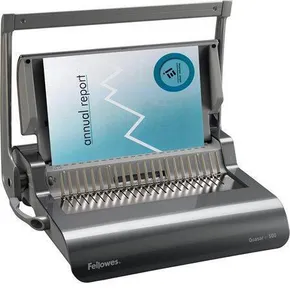 "Quasar+" spirálová vazba, plastová spona, manuálna, 500 listov, FELLOWES