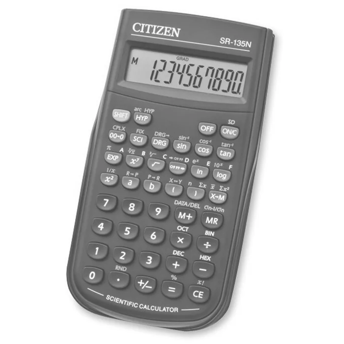 Termék főképe Vědecký kalkulátor Citizen SR-135N