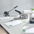 Leitz 5553 nagy kapacitású tűzőgép lapos tűzéssel, ezüst