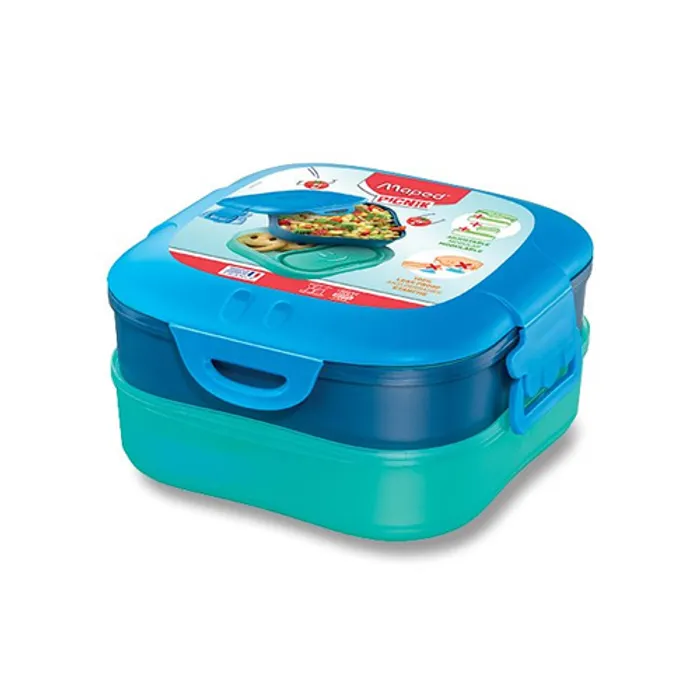 Termék főképe Velký svačinový box Maped Picnik Concept Kids modrý, 1,4 l