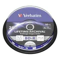 Verbatim BD-R, 25GB, tortadoboz, 43825, 4X, 10 db, adatarchiváláshoz