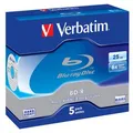 Következő termékkép Verbatim BD-R, egyrétegű 25 GB, ékszerdoboz, 43715, 6x, 5 db, adatarchiváláshoz