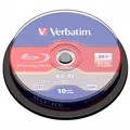 Verbatim BD-RE, egyrétegű ScratchGuard Plus, 25 GB, tortadoboz, 43694, 2x, 10 csomag, egy