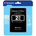 Verbatim külső merevlemez, Store N Go, 2.5", USB 3.0 (3.2 Gen 1), 2TB, 53177, fekete