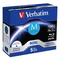Verbatim MDISC, Lifetime archiváló BDXL, 100 GB, ékszerdoboz, 43834, 4x, 5 csomag