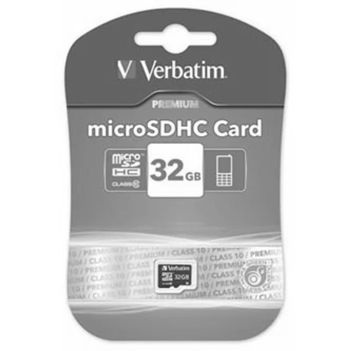 Termék főképe Verbatim Micro Secure Digital Card, 32GB, micro SDHC, 44013, UHS-I U1 (Class 10), bez ada