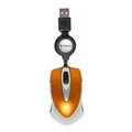 Verbatim egér 49023, 1000 DPI, optikai, 3 tl., 1 kerék, vezetékes USB, narancs