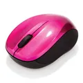 Verbatim Mouse Go Nano 49043, 1600 DPI, 2,4 [GHz], optikai, 3 tl., 1 kerék, vezeték nélküli, rózsaszín