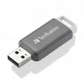 Következő termékkép Verbatim USB flash disk, 2.0, 128GB, DataBar, šedý, 49456, pro archivaci dat