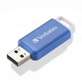 Verbatim USB flash meghajtó, 2.0, 64 GB, DataBar, kék, 49455, adatarchiváláshoz