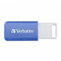 Verbatim USB flash meghajtó, 2.0, 64 GB, DataBar, kék, 49455, adatarchiváláshoz