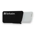 Verbatim USB flash meghajtó, USB 3.0 (3.2 Gen 1), 32 GB, Store N Click, fekete, 49307, USB A,