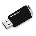 Verbatim USB flash meghajtó, USB 3.0 (3.2 Gen 1), 32 GB, Store N Click, fekete, 49307, USB A,