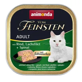 V.Feinsten CORE marhahús, lazacfilé + spenót macskáknak 100g