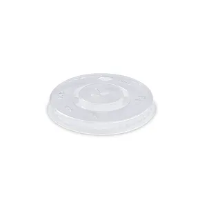 Fedél (rPET) szívószál nyílással átmérő 80mm [100 db]