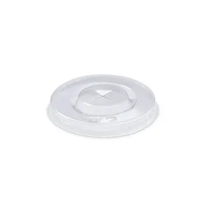 Fedél (rPET) szívószál nyílással átmérő 90mm [100 db]