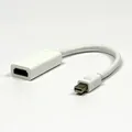Videócsökkentés, DisplayPort (mini) M-HDMI F, 0, fekete/fehér, logó
