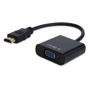 Videócsökkentés, HDMI M-VGA (D-Sub) F, 0, fekete