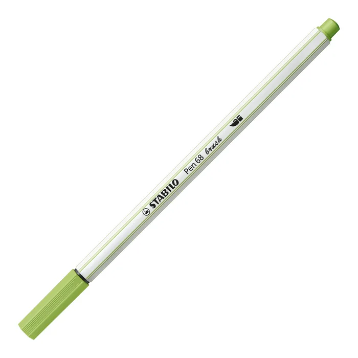 Termék főképe Vláknový fix s flexibilním štětcovým hrotem STABILO Pen 68 brush pistáciová [1 ks]