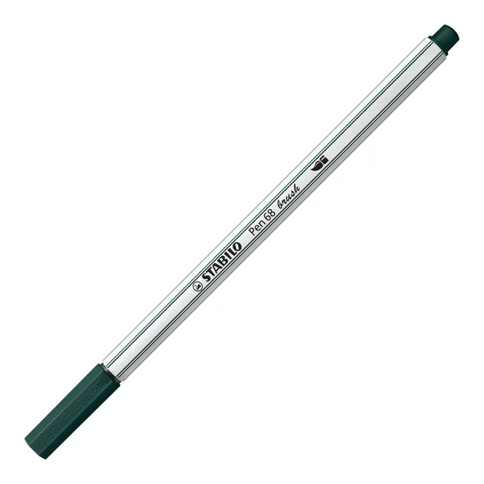 Termék főképe Vláknový fix s flexibilním štětcovým hrotem STABILO Pen 68 brush přírodní zelená [1 ks]