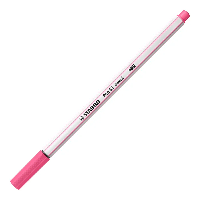 Termék főképe Vláknový fix s flexibilním štětcovým hrotem STABILO Pen 68 brush růžová [1 ks]