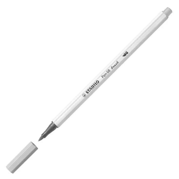 Termék főképe Vláknový fix s flexibilním štětcovým hrotem STABILO Pen 68 brush studená šedá [1 ks]
