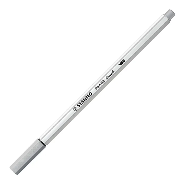 Termék főképe Vláknový fix s flexibilním štětcovým hrotem STABILO Pen 68 brush studená šedá [1 ks]
