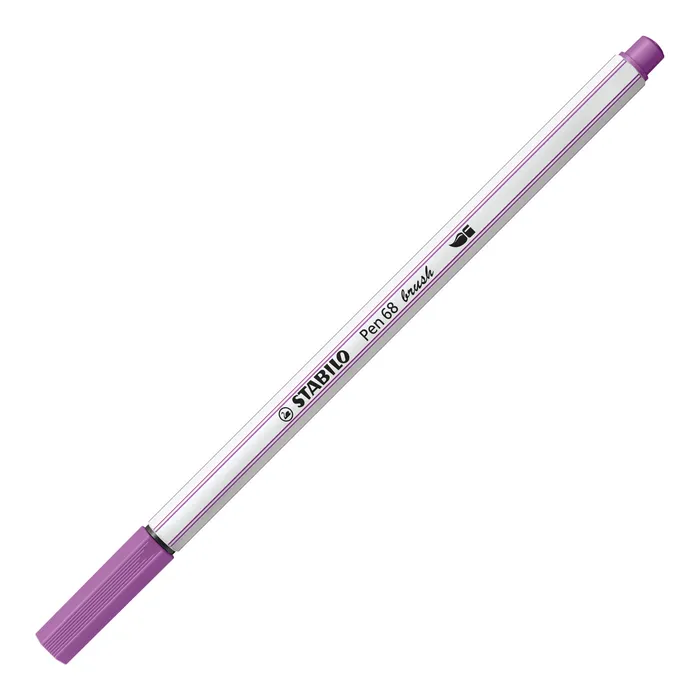 Termék főképe Vláknový fix s flexibilním štětcovým hrotem STABILO Pen 68 brush švestková [1 ks]