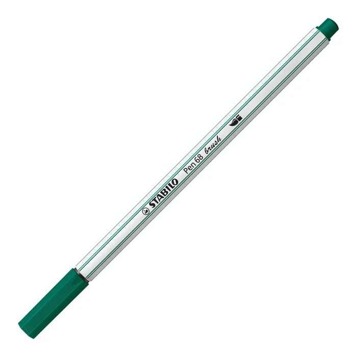 Termék főképe Vláknový fix s flexibilním štětcovým hrotem STABILO Pen 68 brush tyrkysově zelená [1 ks]