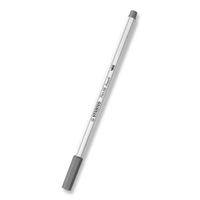 Termék főképe Vláknový fix s flexibilním štětcovým hrotem STABILO Pen 68 brush tyrkysově modrá [1 ks]