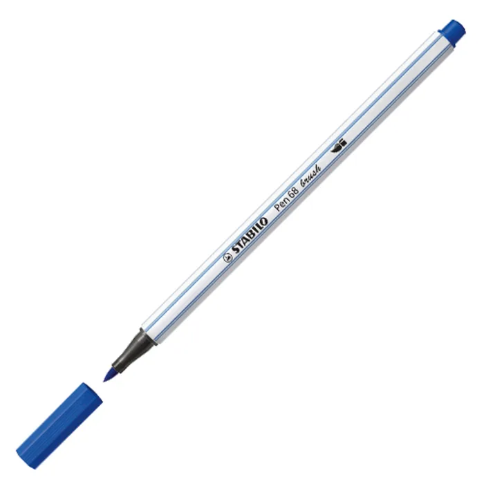 Termék főképe Vláknový fix s flexibilním štětcovým hrotem STABILO Pen 68 brush ultramarínová [1 ks]
