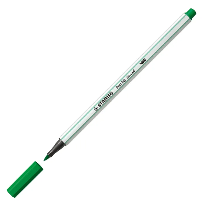 Termék főképe Vláknový fix s flexibilním štětcovým hrotem STABILO Pen 68 brush zelená [1 ks]